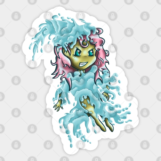 Crest the Sea Witch Sticker by DeadWaspDesigns